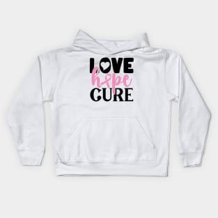 Love Hope Cure Kids Hoodie